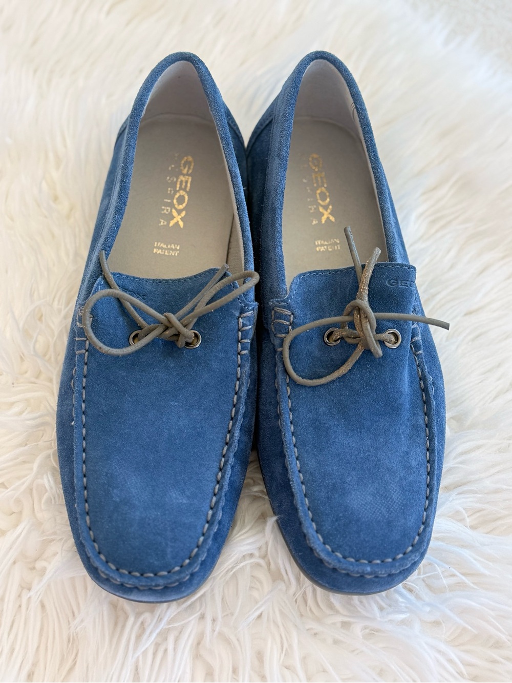 Geox Men’s Navy Blue Slip-On Loafers